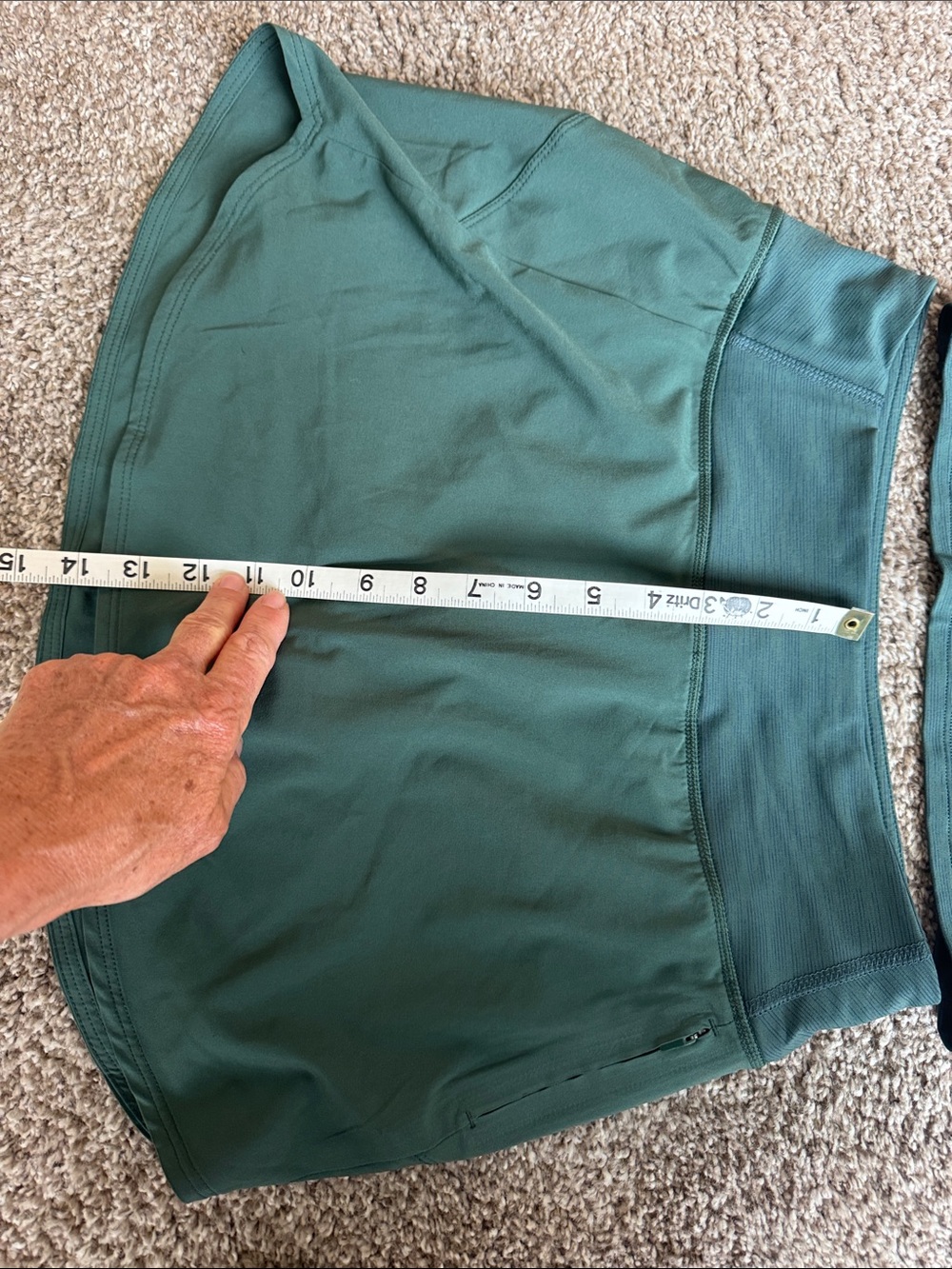 Dark Teal Athletic Tank and Skort Set size small - Picture 3 of 4